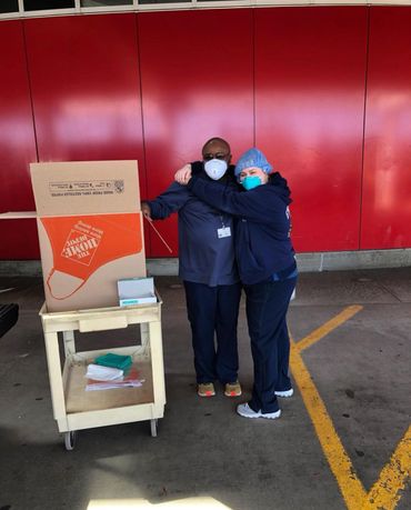 Le Culture provided free meals to our frontline workers at Detroit Receiving Hospital.