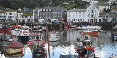 Mevagissey, a traditional Cornish fishing village.