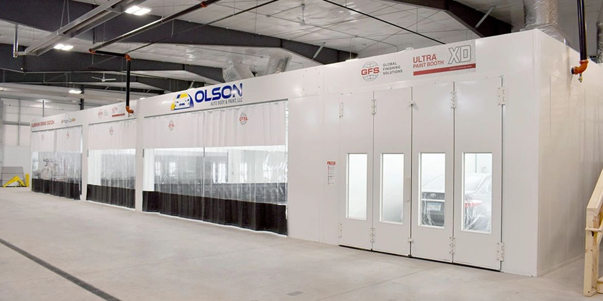 Global Finishing Solutions Open Face Booth