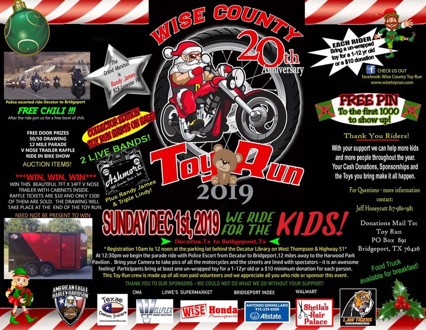 2019 Information Wise County Toy Run