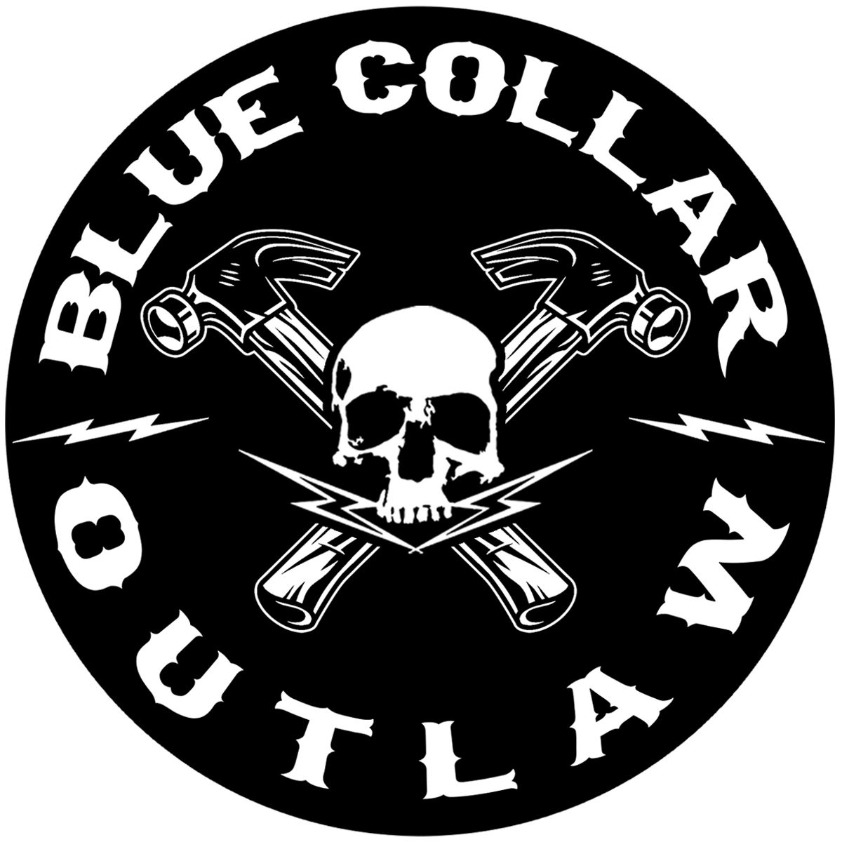 OUTLAW THREADZ-BLUE COLLAR OUTLAW STICKER