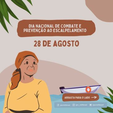 Lembra o Dia Nacional de Combate e Prevenção ao Escalpelamento.