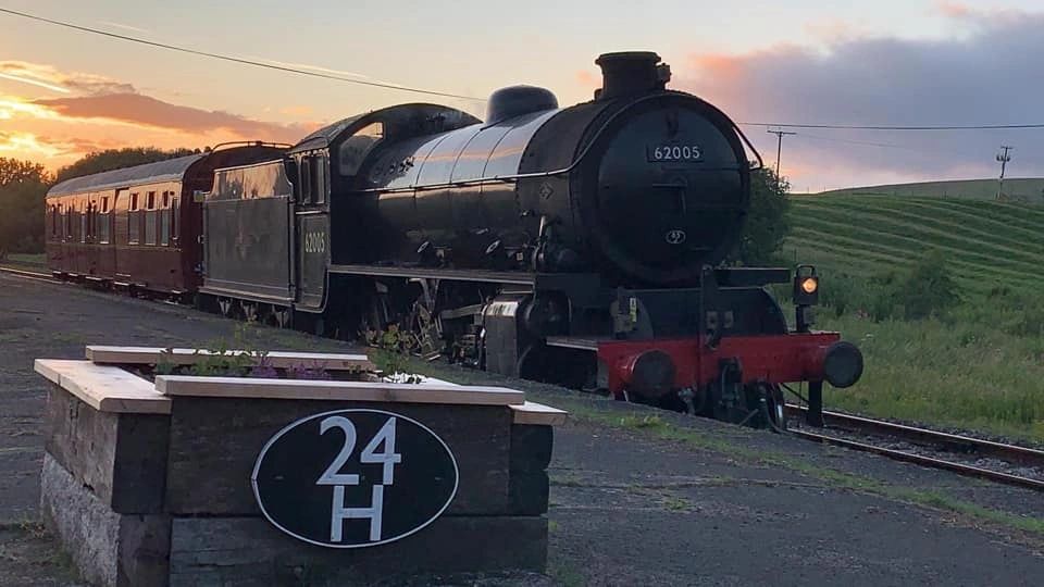 Shed24H tearooms at Hellifield Station in Skipton