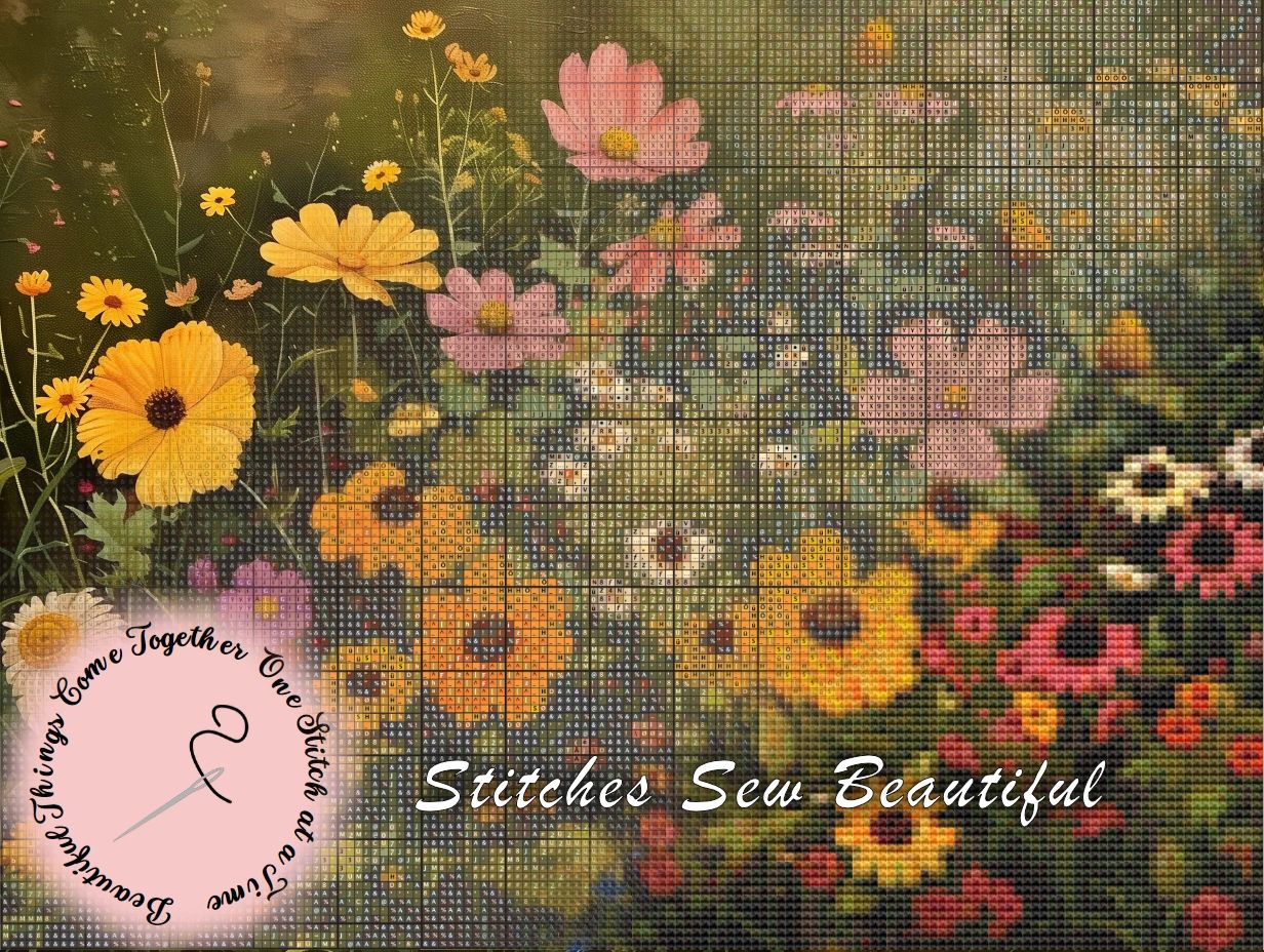 Full Coverage Counted Cross Stitch Patterns | Stitches Sew Beautiful