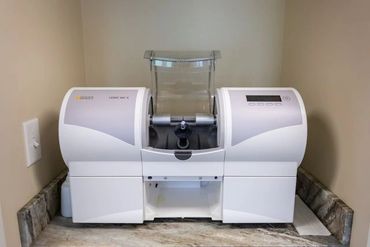 a dental equipment on the table 