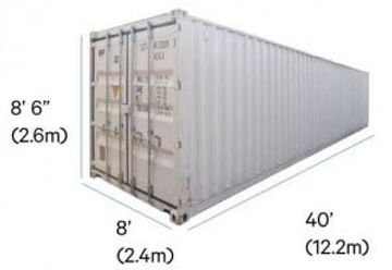 40 Foot Standard Portable Storage Containers