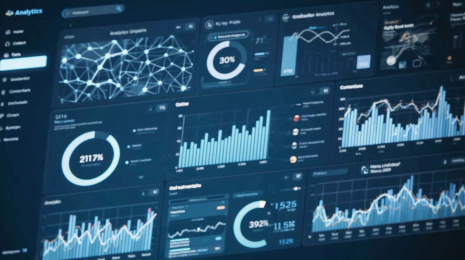 UK SME data analytics and AI dashboard visual
