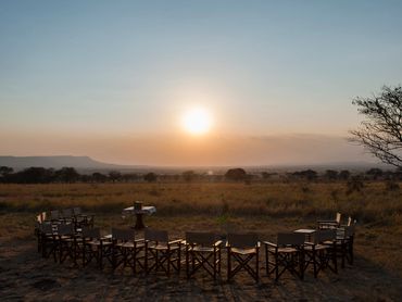 Sundowners in Serengeti with Yao Tanzania Safaris