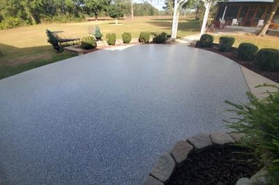 Concrete Coated Patio