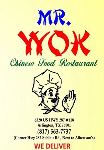 Chinese Food - Mr Wok Chinese Food Restaurant