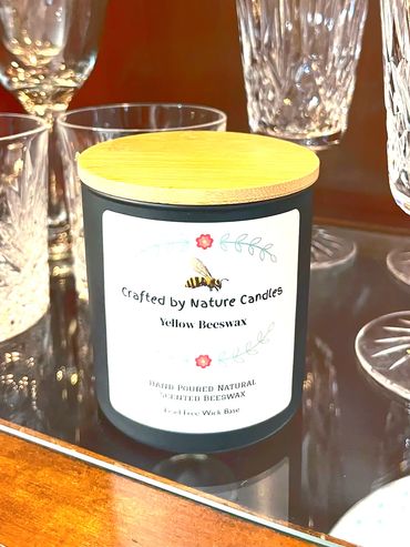 100% Natural Yellow Pure Beeswax Candle