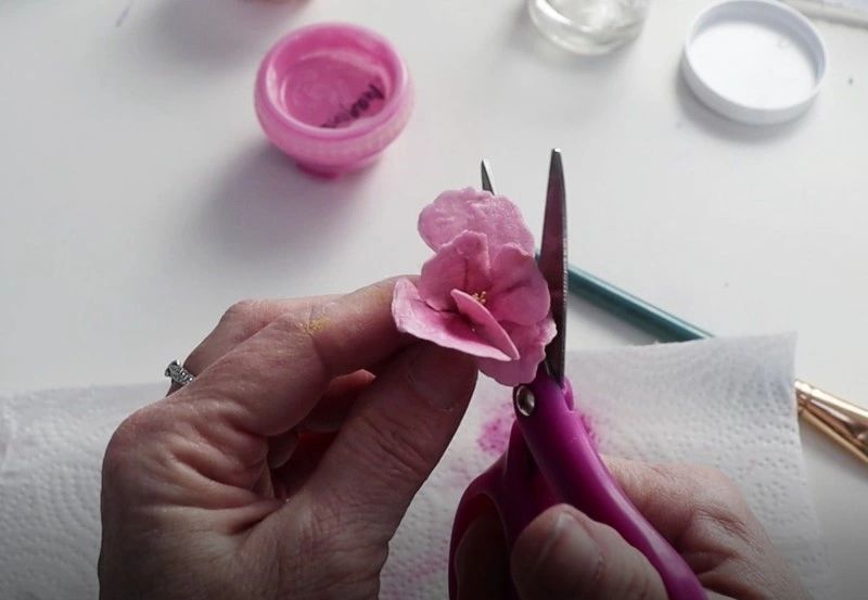 How To Make Wafer Paper Cherry Blossoms