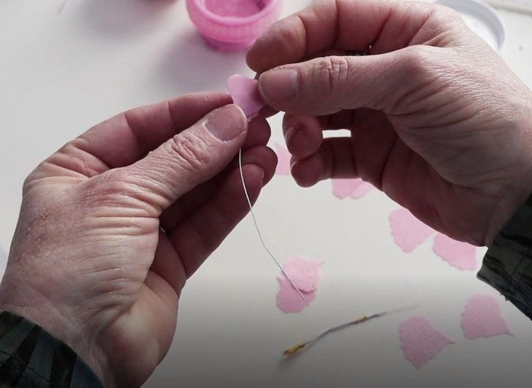 How To Make Wafer Paper Cherry Blossoms