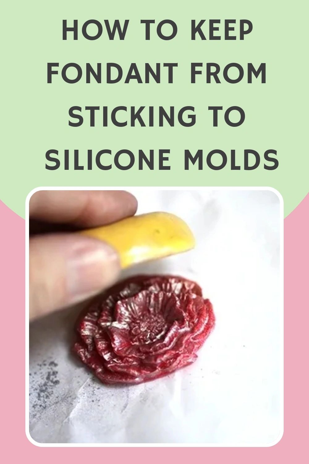 Silicone Fondant Molds - How to Use Correctly