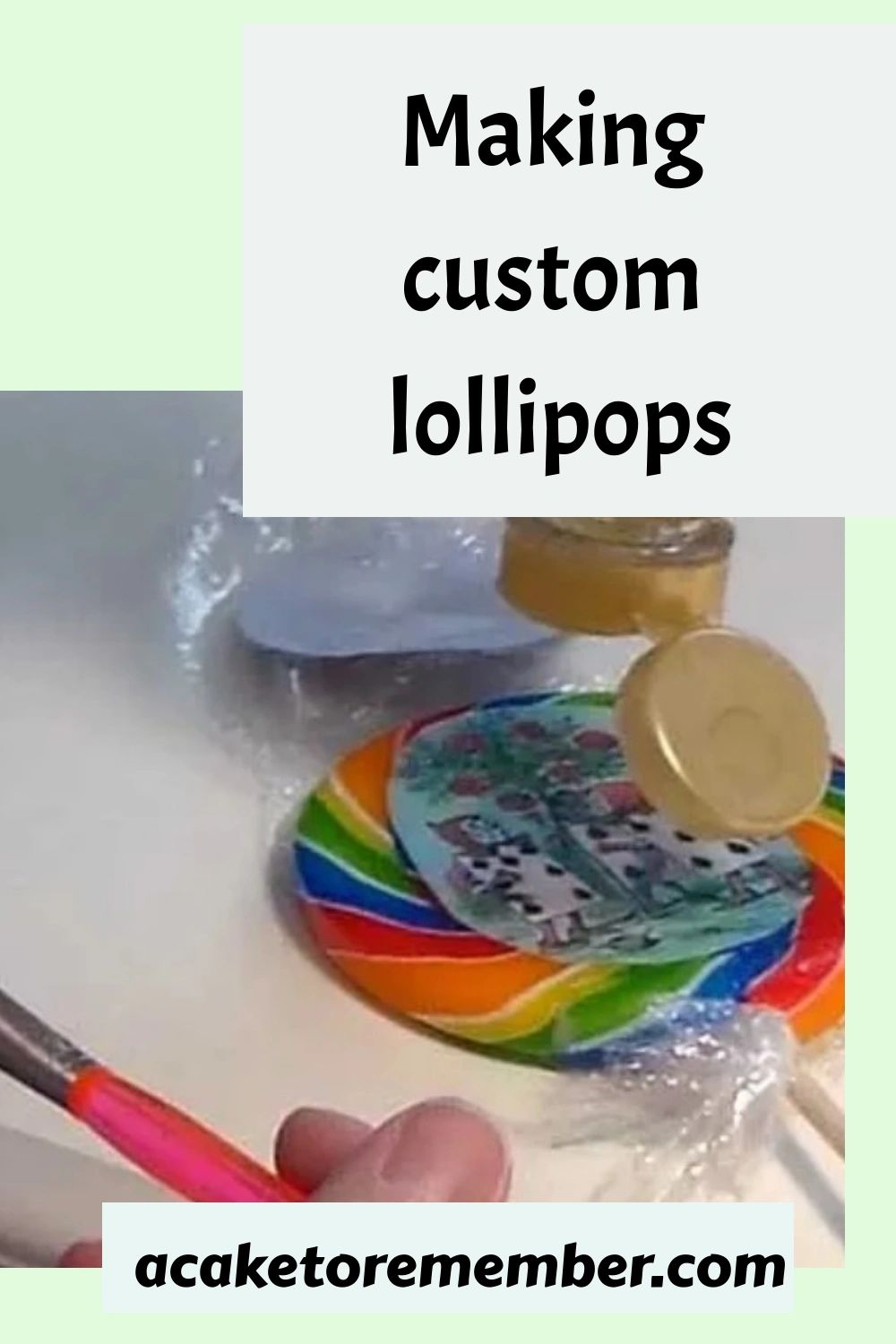 DIY Custom Lollipop Sticks