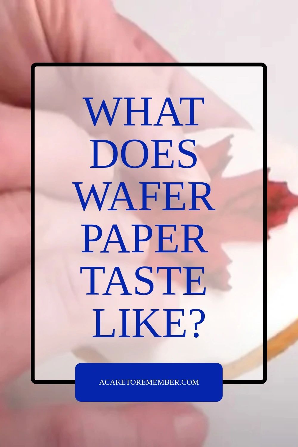 The Edible wafer paper snack Sweet Sheets