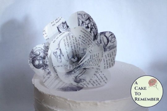 Wafer paper fantasy flower