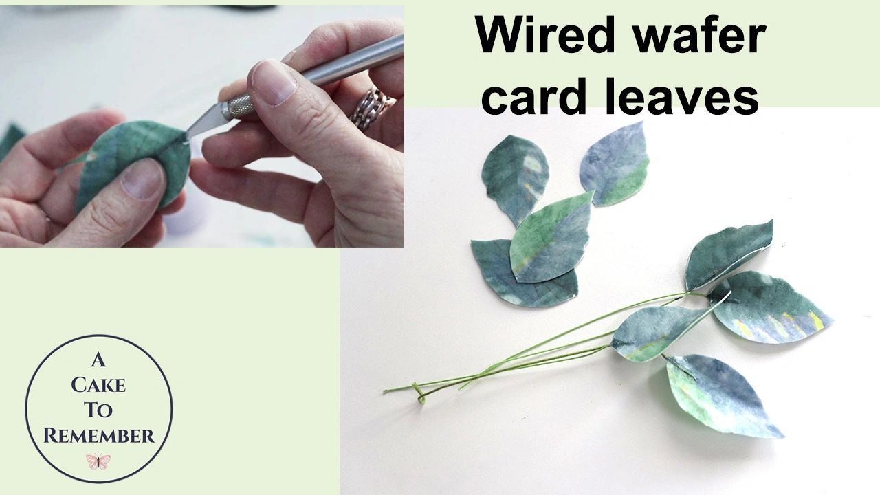 How to make Wafer Paper Easy Foliage