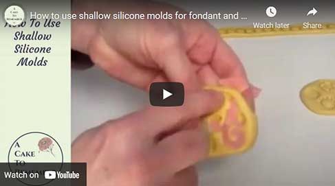 Silicone Fondant Molds - How to Use Correctly
