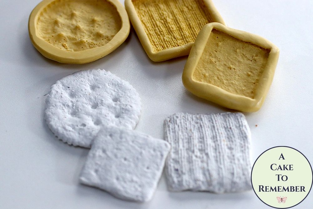 Crackers silicone mold set tall for cakes and fondant cupcake toppers