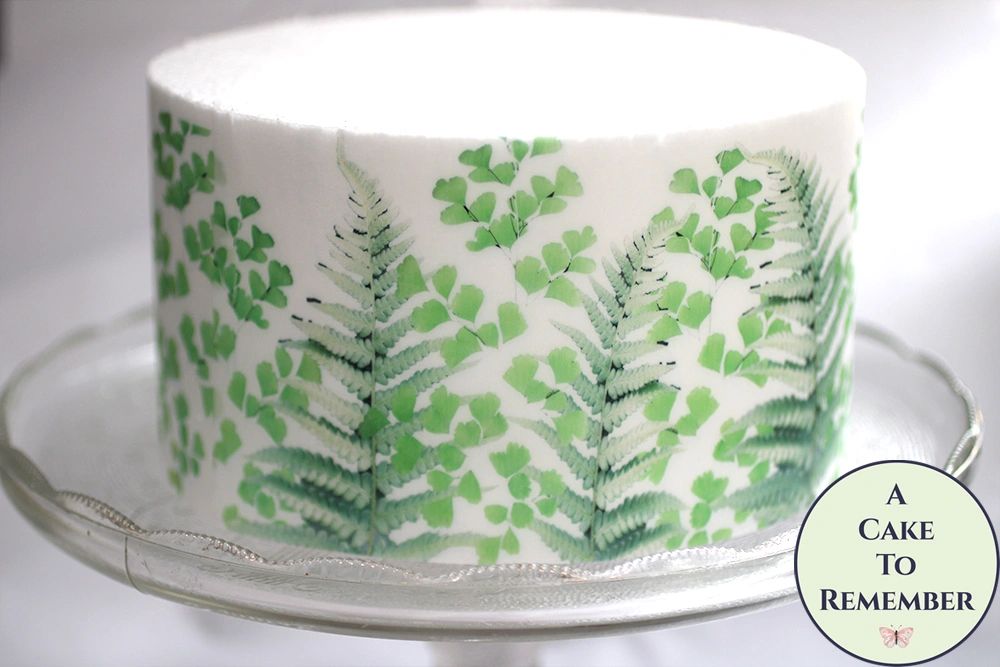 Woodland wafer paper cake decorating kit for moth cakes