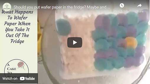 Edible Wafer Paper for Cakes