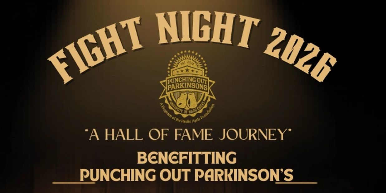Fight Night 2026 benefiting Punching Out Parkinson's.