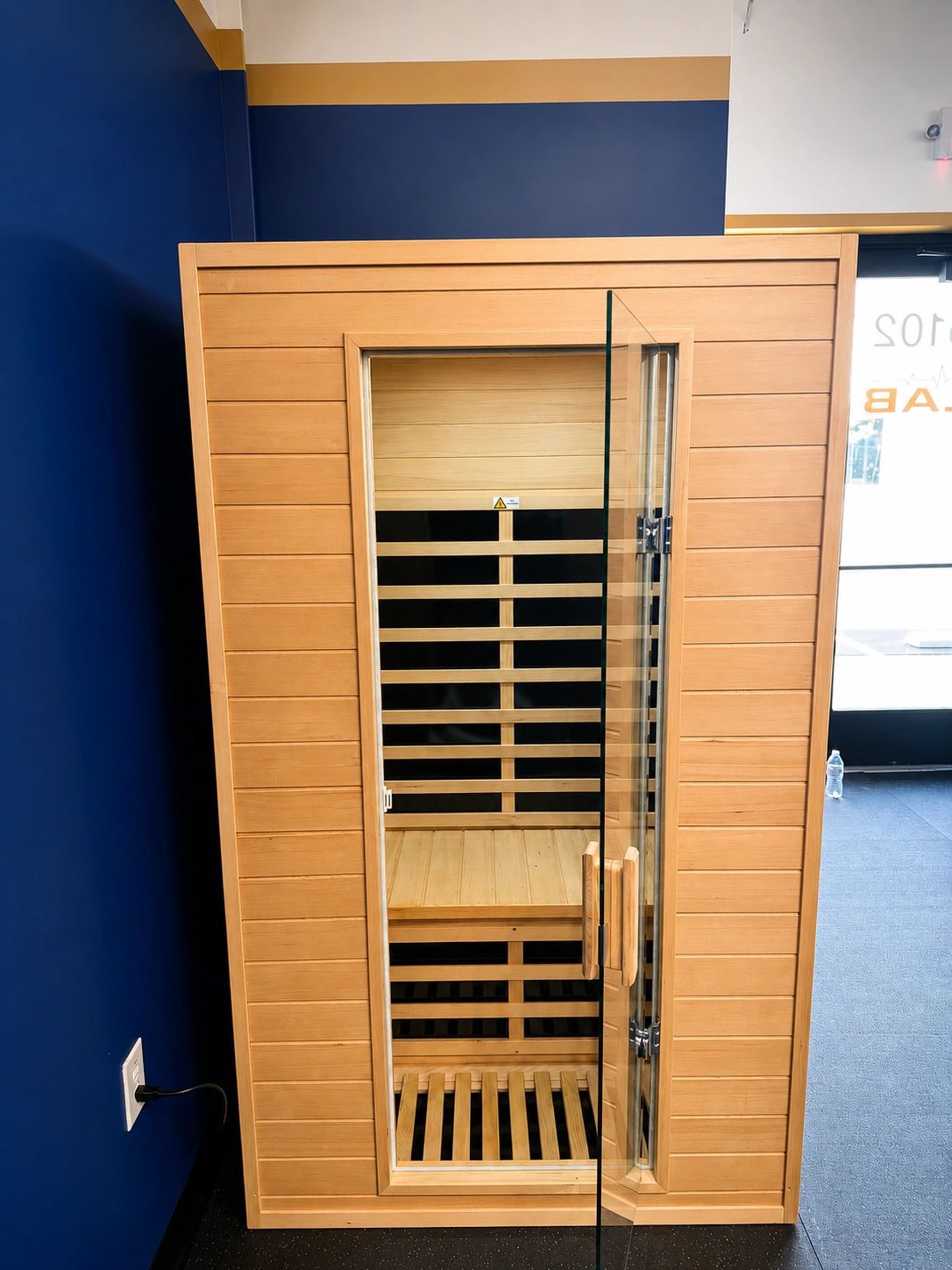 The infrared sauna at The Lab