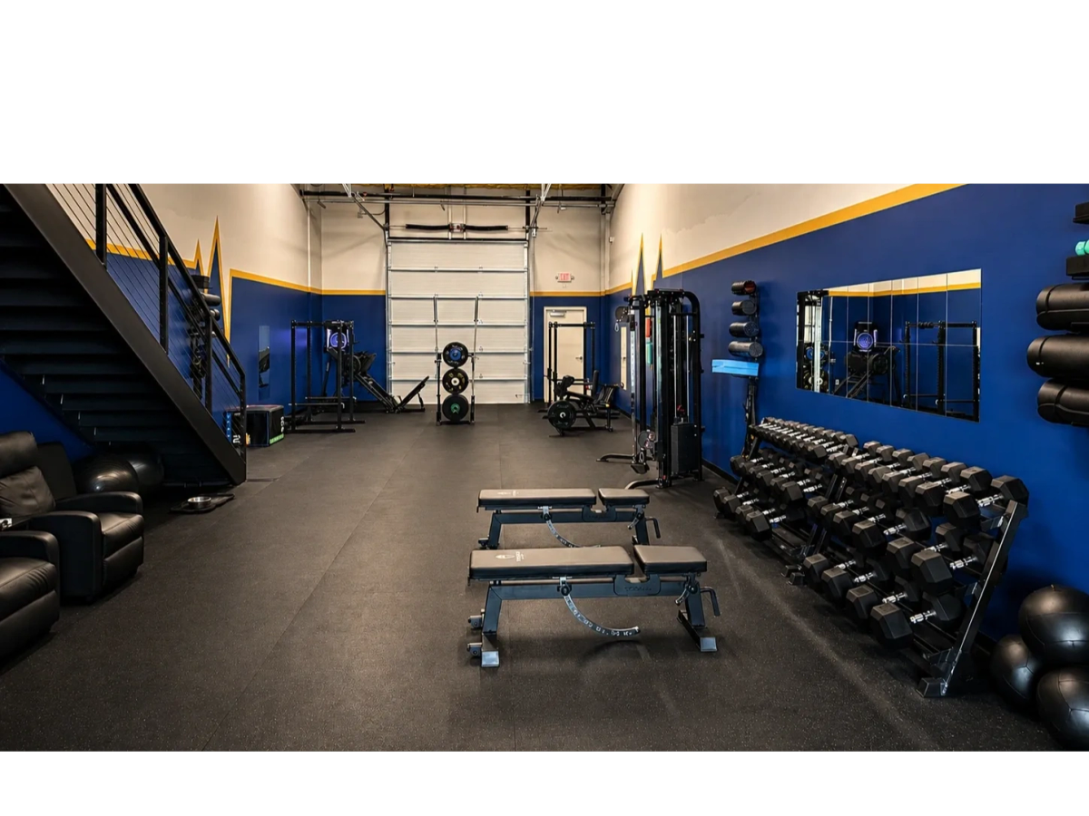 The training floor at The Lab, Georgetown TX