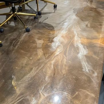 Metallic Epoxy flooring