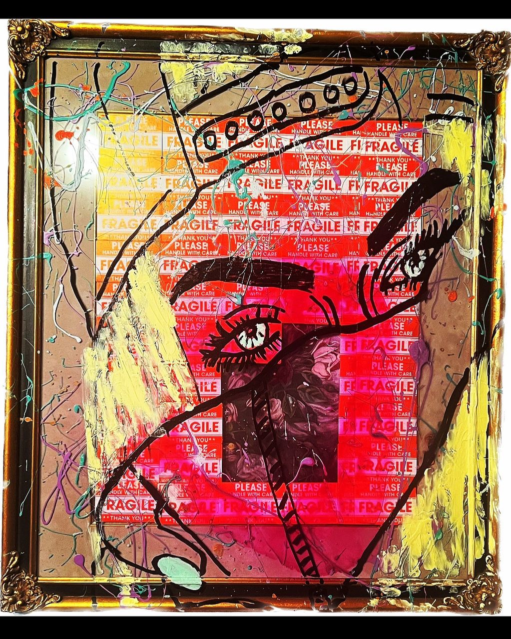 SWOON
Oil on glass and wood
20x24 
$2222