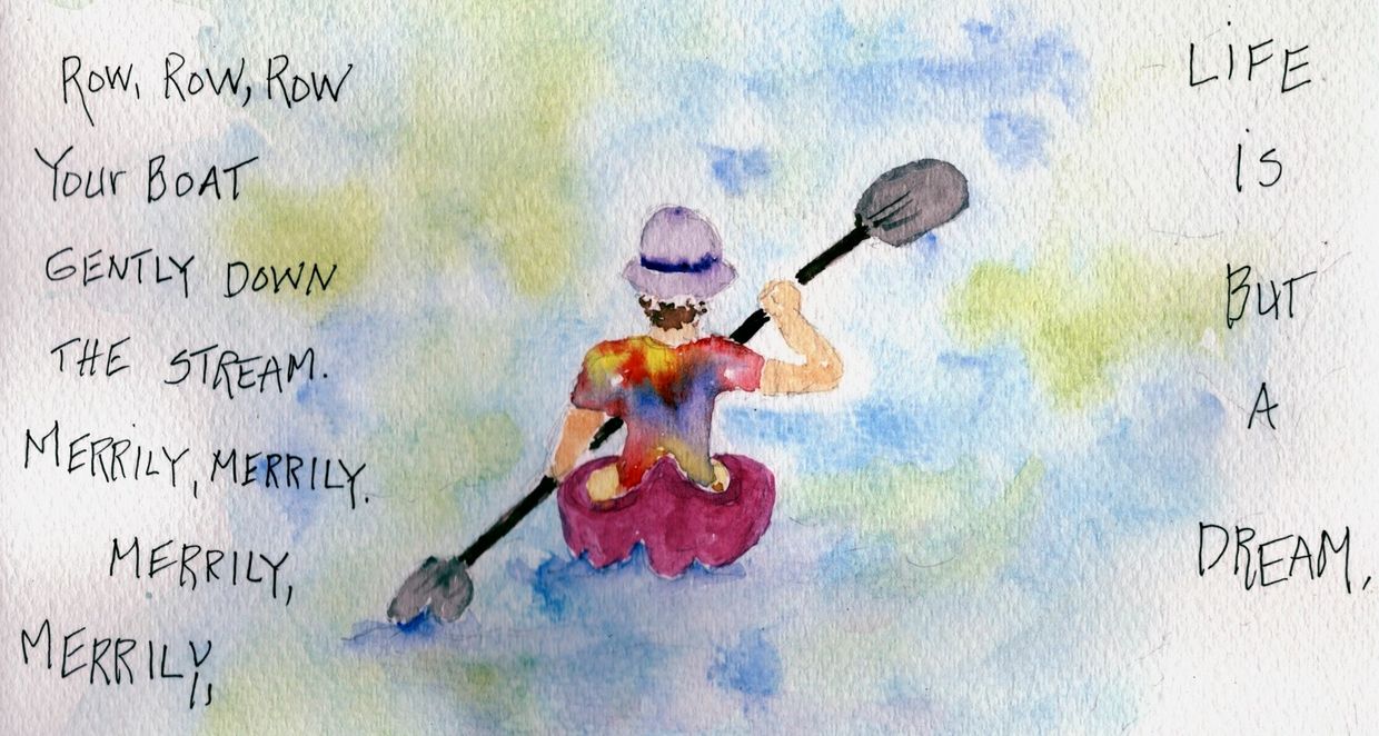 Watercolor by Judith Last.