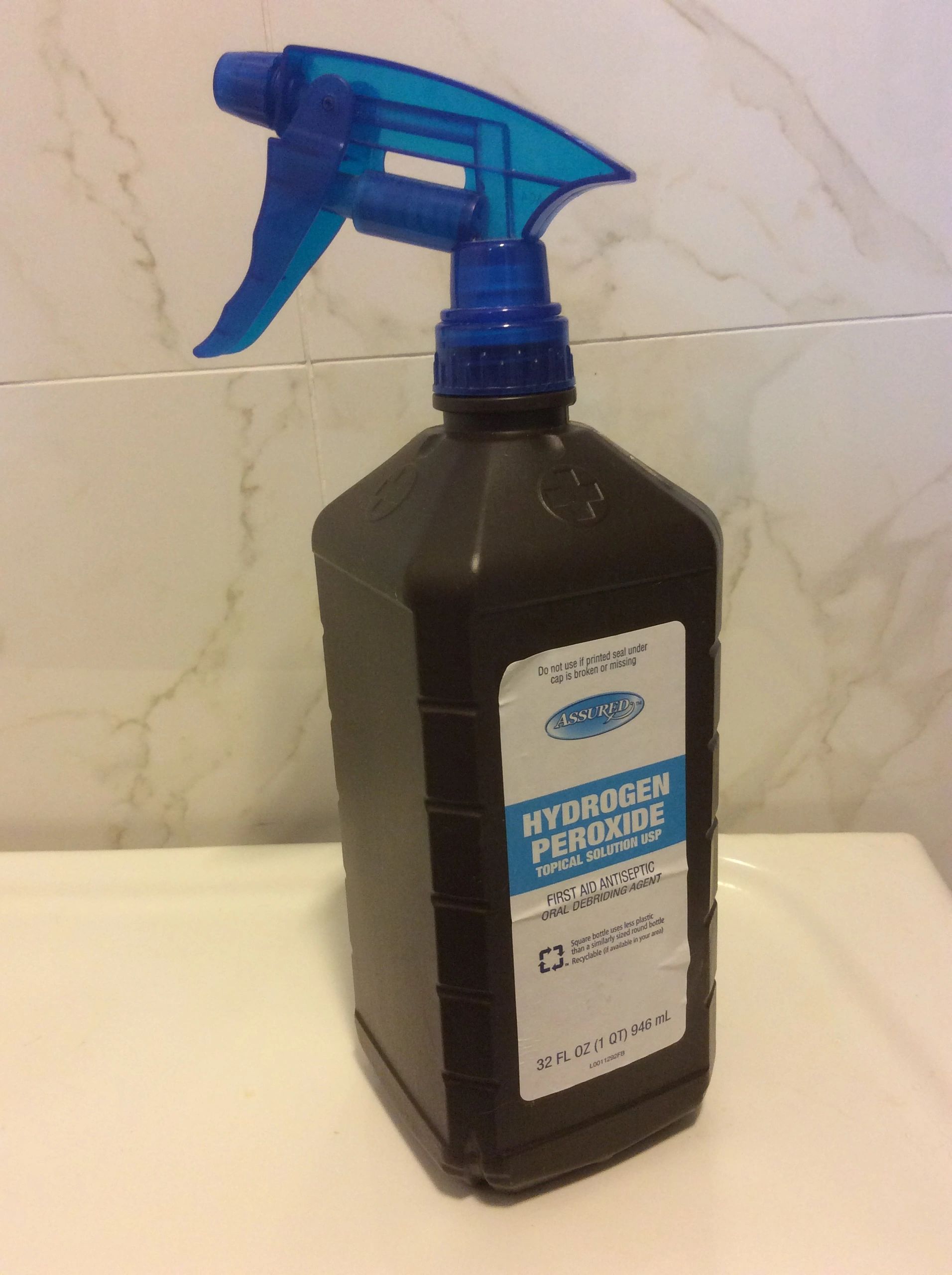 A Label Free Life Hydrogen PeroxideSoap Scum Cleaner