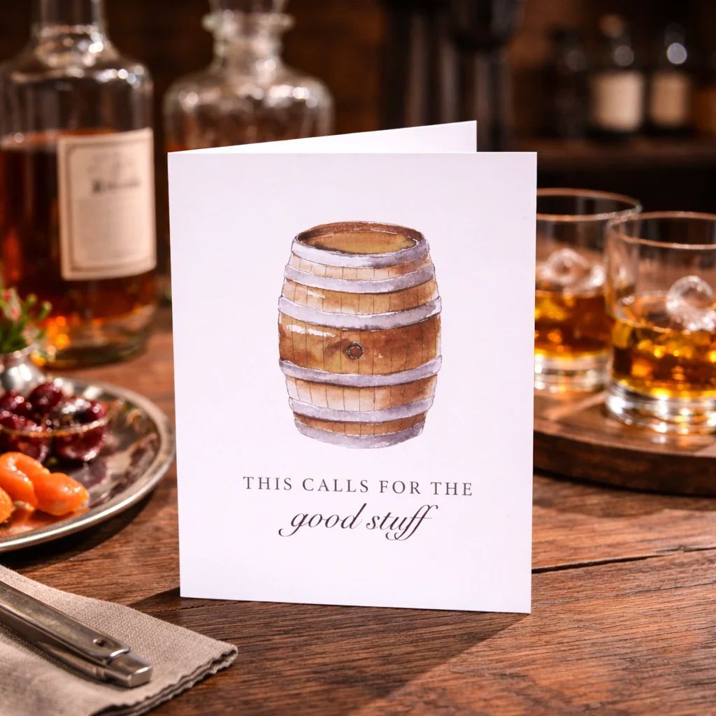 Calls for the Good Stuff Greeting Card