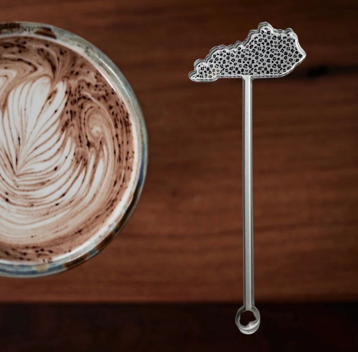 Black Leopard Ky Drink/ Cocktail Stirrer