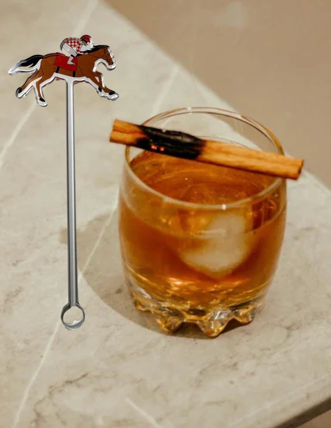 Red Jockey Drink/ Cocktail Stirrer