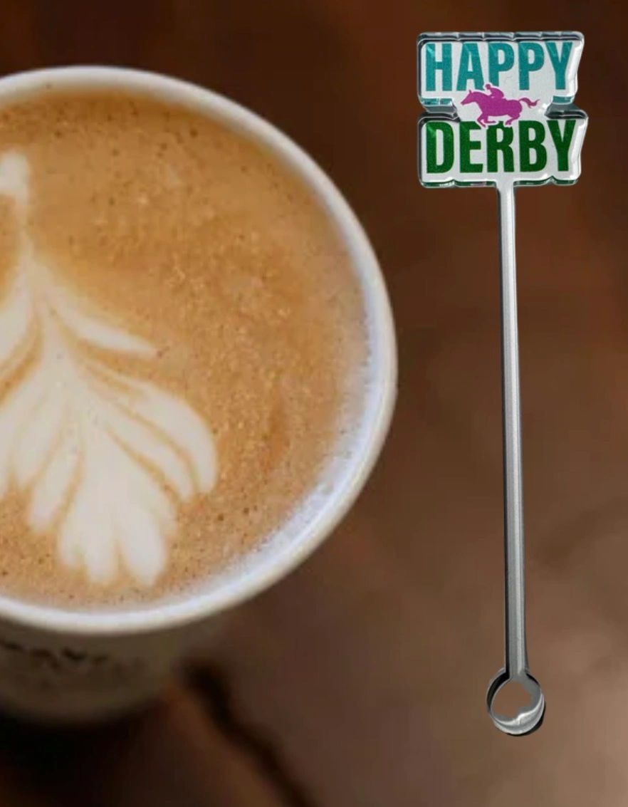 Happy Derby Drink/ Cocktail Stirrer