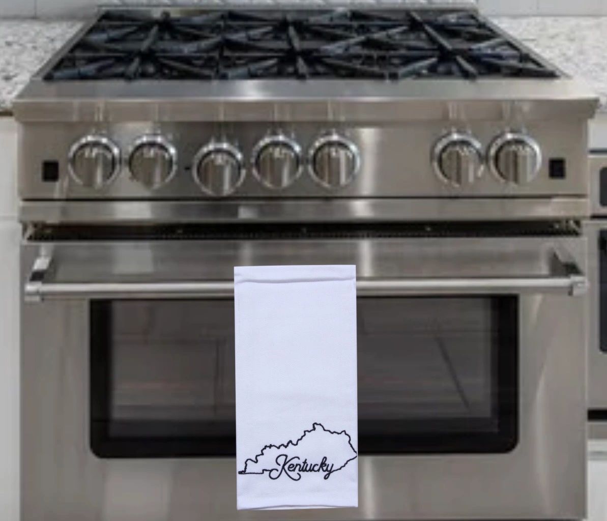 Embroidered Kentucky Hand Towel