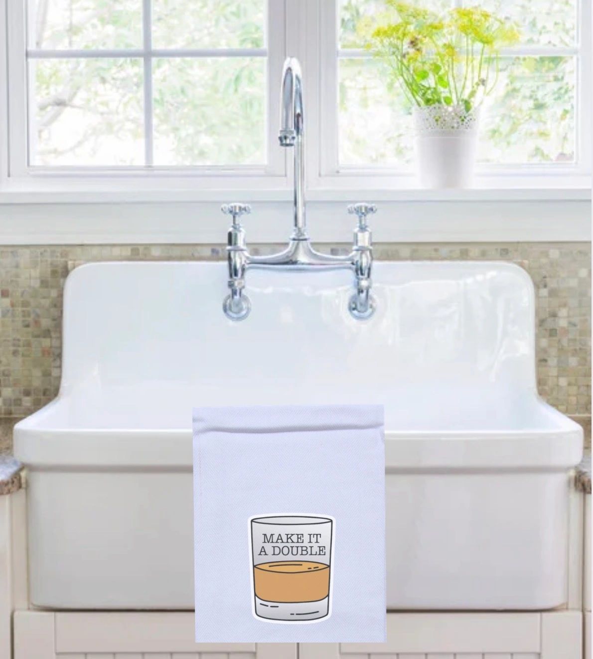 Make it a Double Hand Towel