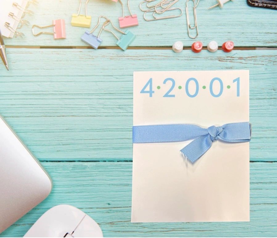 42001 Zip Code Mini Note Pad