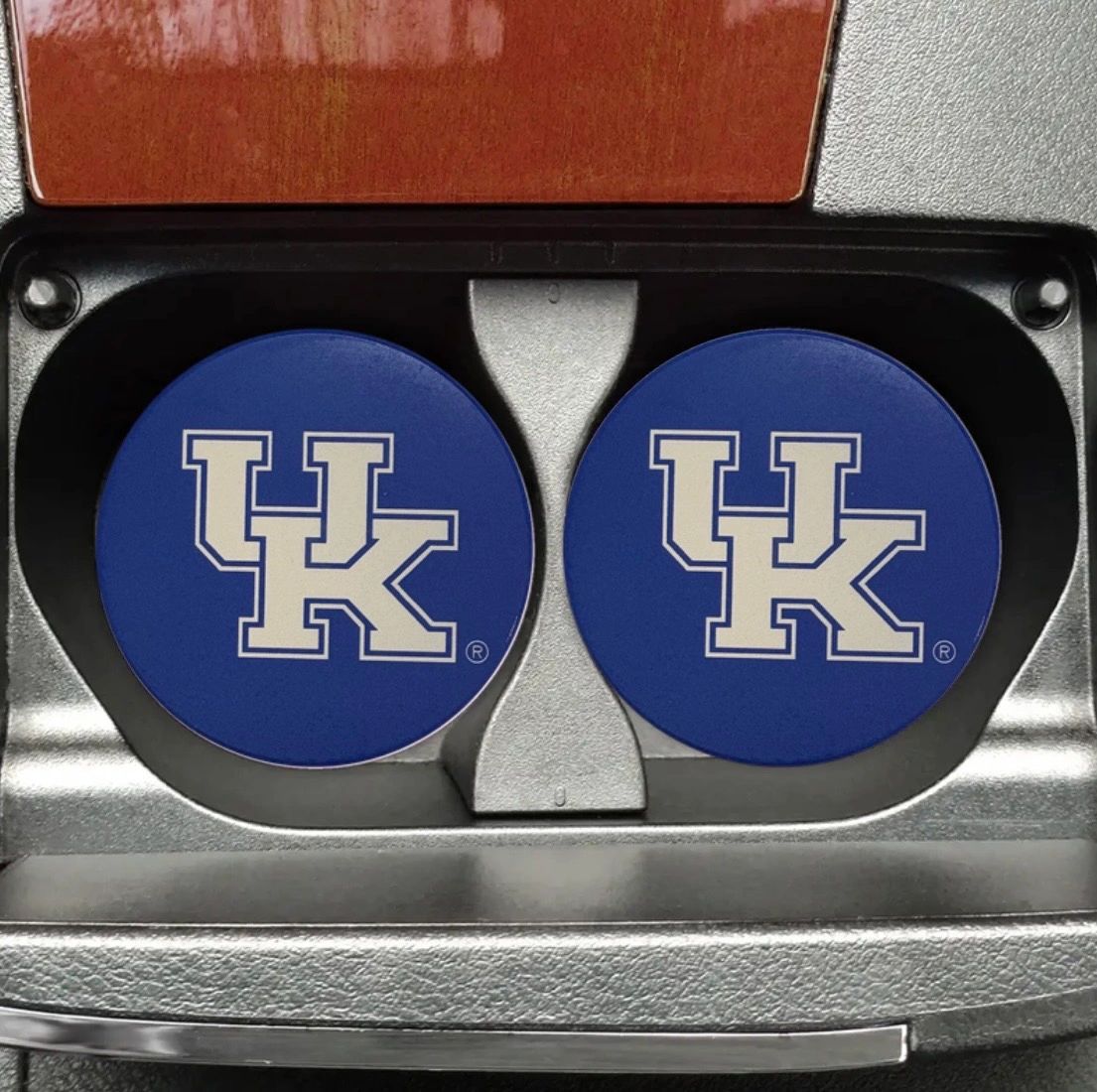 UK Royal Blue Car Coaster