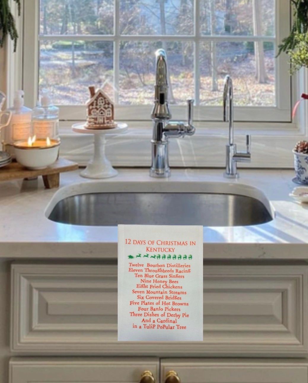 12 Days of Kentucky Hand Towel