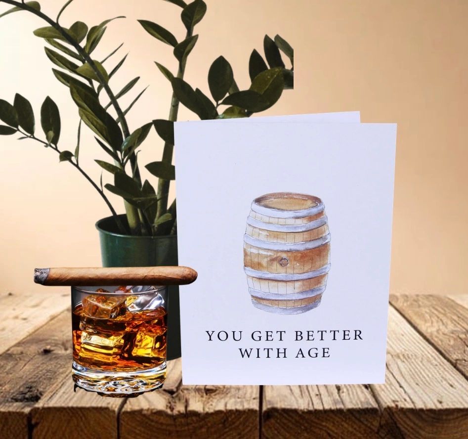 Better With Age Greeting Card