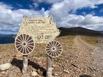 Top of Mosquito Pass in Colorado