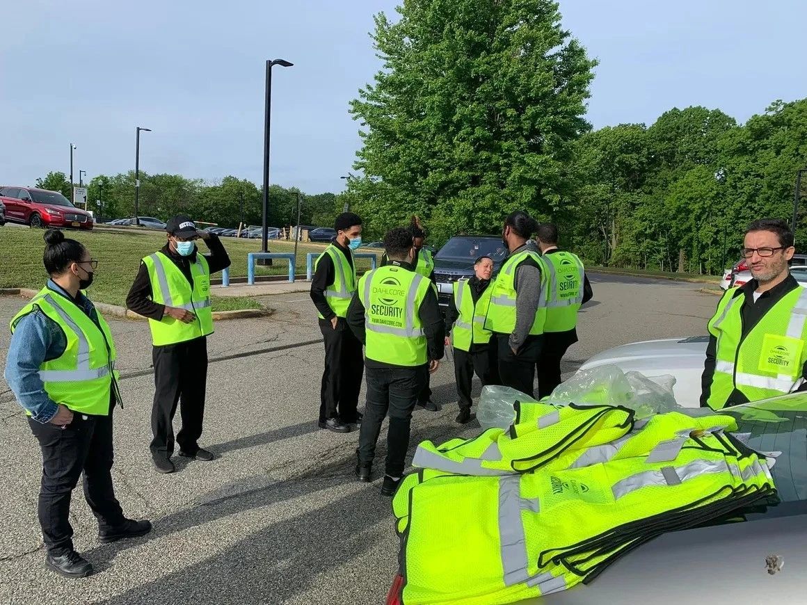Group of Dahlcore Security Guards