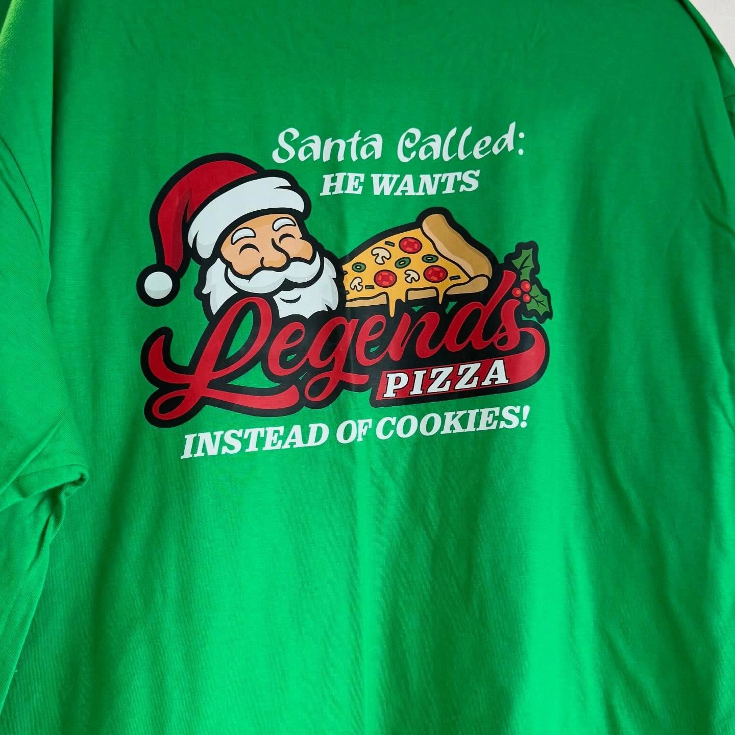 Call or Stop by for a seasonal T-shirt. Kids sizes $15.00 Adult $20.00! Red or green available. 