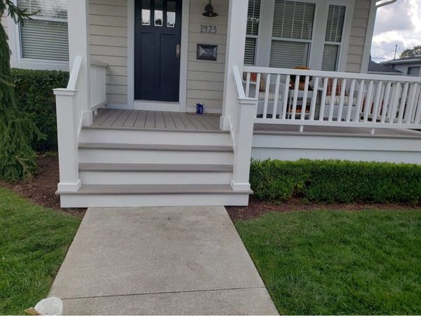 Painted the deck