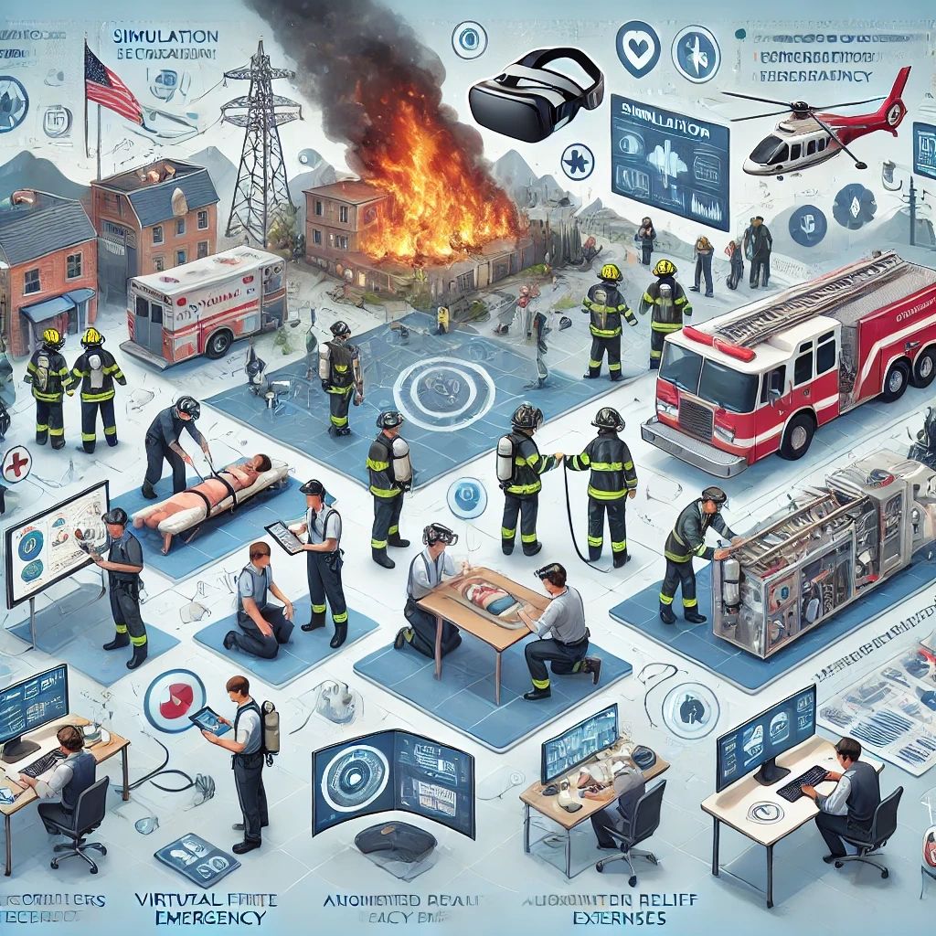 Emergency Simulation Lab Using Virtual Simulations for Emergency Response Training