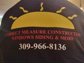 CORRECT MEASURE CONSTRUCTION Windows siding roofing