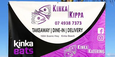 Banner printed PVC eyelet business promotions Yeppoon